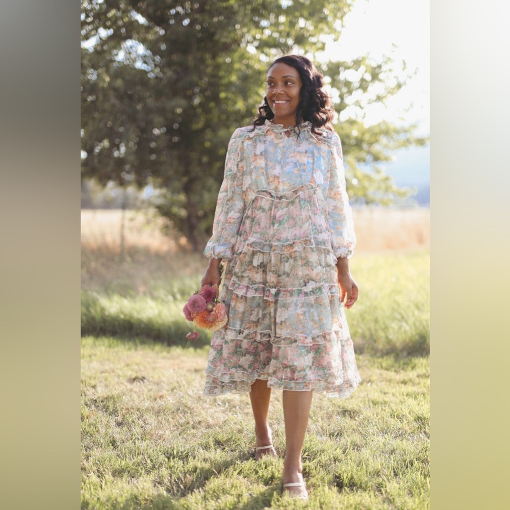 Dainty Jewells Floral Midi Dress